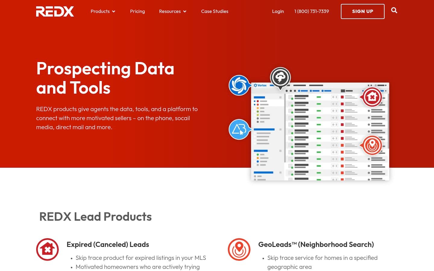 Auto-captured · Features (https://www.redx.com/products/)