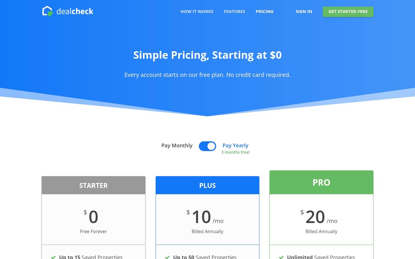 Auto-captured · Pricing (https://dealcheck.io/pricing/)
