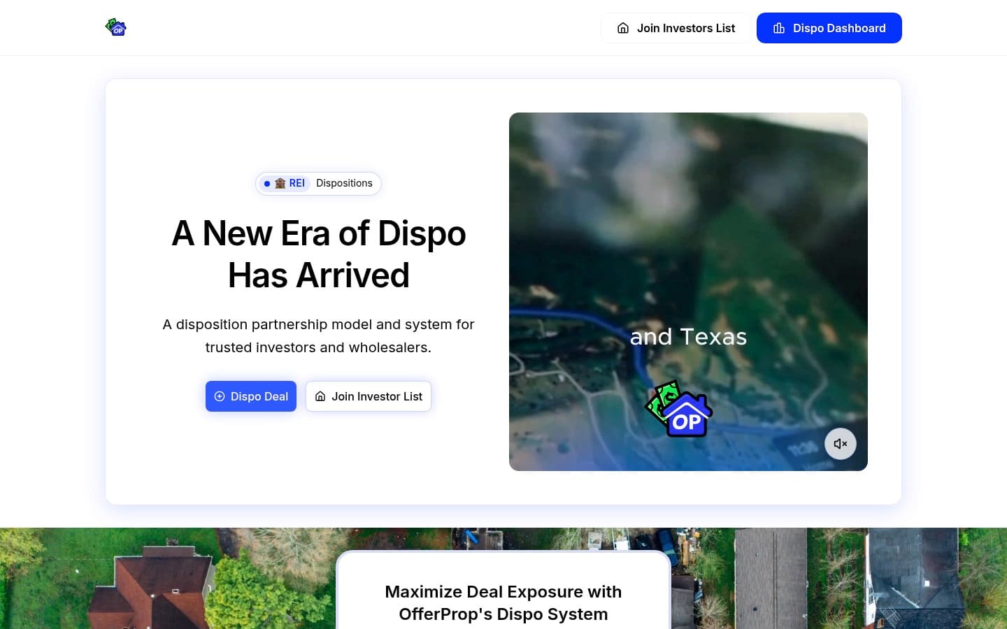Auto-captured · Homepage (https://www.offerprop.io/)