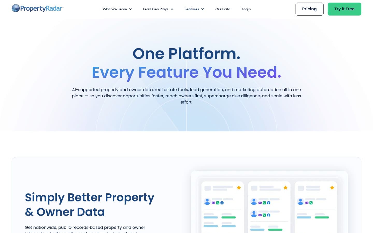 Auto-captured · Features (https://www.propertyradar.com/features)