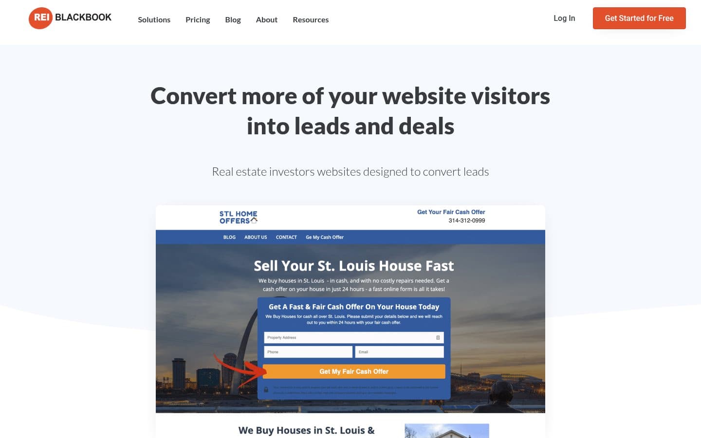 Auto-captured · Features (https://www.reiblackbook.com/features/real-estate-investor-websites/)
