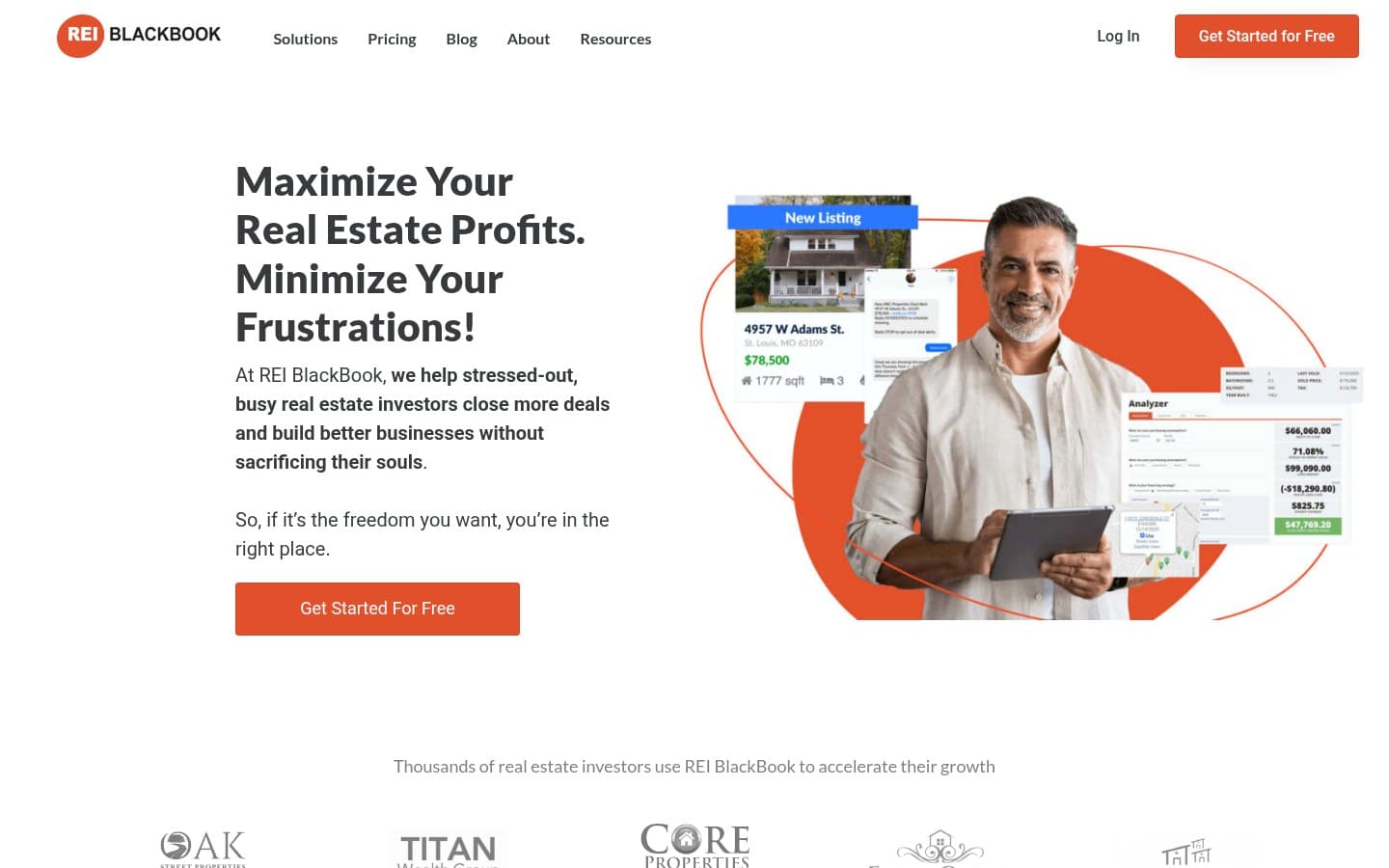 Auto-captured · Homepage (https://www.reiblackbook.com/)