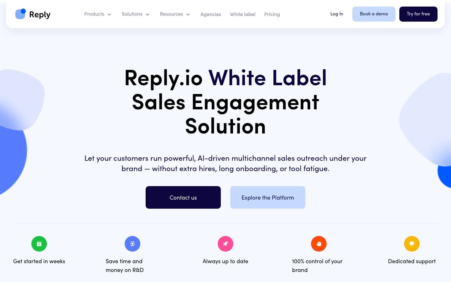 Auto-captured · Features (https://reply.io/whitelabel/)
